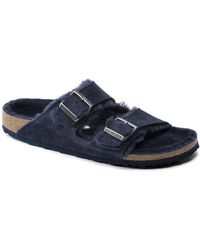 Birkenstock - Arizona Fur Shearling Sandal - Lyst