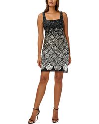 Adrianna Papell - Sequined Sheath Cocktail And Party Dress - Lyst