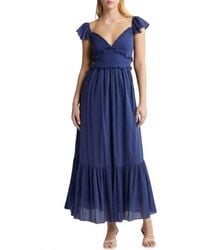 LoveShackFancy - Katina Smocked Ruffle Maxi Dress - Lyst
