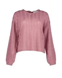 Bishop + Young - Balloon Sleeve Pointelle Sweater - Lyst