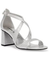 Anne Klein - Armaretta Pump Ankle Strap Block Heel Jobb2101 - Lyst