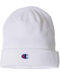 Champion - Ribbed Cuffed Beanie - Lyst