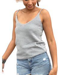 Be Cool - Lainee Ribbed Tank - Lyst