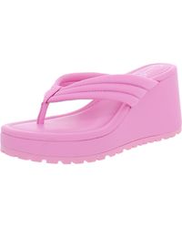 Jessica Simpson - Kemnie Leather Thong Platform Sandals - Lyst