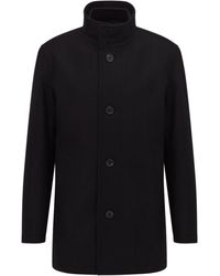 hugo boss long coats