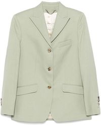 Golden Goose - Tailored Sage Jacket With Structure And Flap Pockets - Lyst