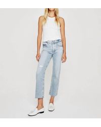 AG Jeans - Kinsley High Rise Crop - Lyst