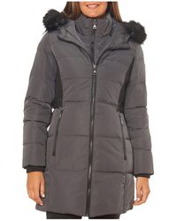 Vince Camuto - Faux Fur Down Puffer Coat - Lyst