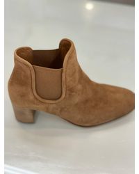 Pedro Garcia - Xiane Suede Chelsea Ankle Boot - Lyst