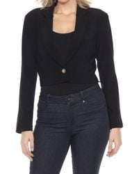 Joseph Ribkoff - Long Sleeve Cropped Blazer - Lyst