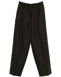 Ami Paris - Wool Wide-Leg Trousers - Lyst