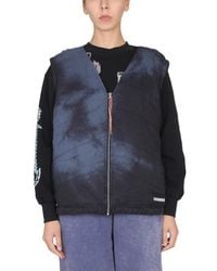 Aries - V-Neck Vest With Tie-Dye Pattern - Lyst