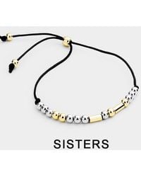 Fashnzfab - Sisters Morse Code Cinch Bracelet - Lyst