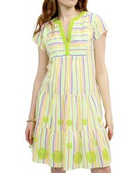 Uncle Frank - Cap Sleeve Tiered Dress - Lyst
