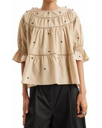 Merlette - Sol With French Knots Top - Lyst