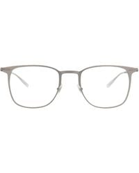Montblanc - Square-Frame Alluminium Optical Frames - Lyst