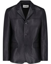 Tonywack - Leather Blazer Jacket - Lyst