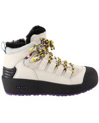 Bally - Cusago 6239735 Dusty Shearling-Lined Leather Boots - Lyst