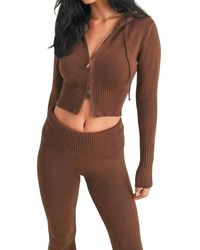 Kimberly C - Lissy Slim Fit Zip Up Sweater Hoodie - Lyst