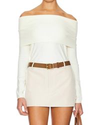 John + Jenn - Damon Off Shoulder Sweater - Lyst