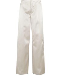 Philosophy Di Lorenzo Serafini - Wide-Leg Trousers With Front Pleats - Lyst