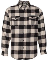 Burnside - Yarn-Dyed Long Sleeve Flannel Shirt - Lyst