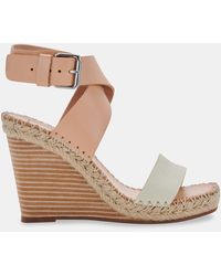 Dolce Vita - Nezza Wedges Natural Leather - Lyst