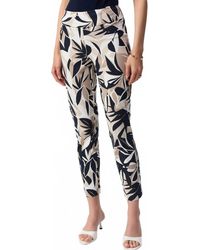 Joseph Ribkoff - Tropical Print Slim Cropped Pants - Lyst
