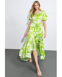 TRUEDAMES - Only Tonight Woven Midi Dress - Lyst