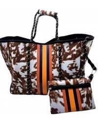 Judson & Company - Printed Tote Bag With Pouch - Lyst