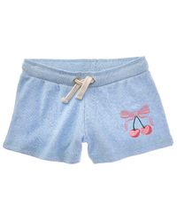 Vintage Havana - Cherry Embroidered Ribbed Short - Lyst