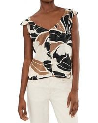 Sanctuary - Within Time Button Linen Top - Lyst
