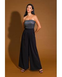 TRUEDAMES - Glimpse Of Grace Woven Jumpsuit - Lyst