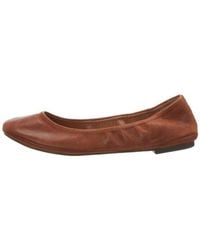 Lucky Brand - Emmie Leather Round Toe Ballet Flats - Lyst
