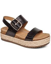 Aetrex - Vania Platform Sandals - Lyst