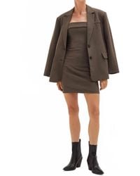 Crescent - Gia Oversized Single-Breasted Blazer - Lyst