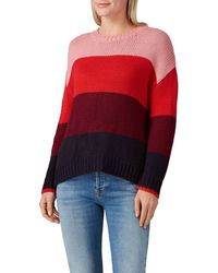 Sundry - Stripe Knit Sweater - Lyst