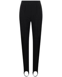 Mugler - Stirrup Hem Slim-Fit Trousers - Lyst