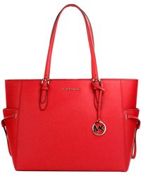 Michael Kors - Gilly Large Bright Leather Drawstring Travel Tote Bag Purse - Lyst