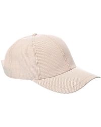 Bruno Magli - Stripe Baseball Cap - Lyst