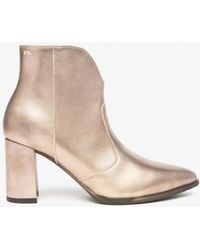 Nero Giardini - Metallic Western Ankle Boot - Lyst