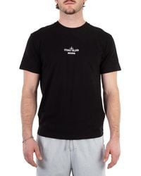 Stone Island - Archivio Print Slim-Fit Cotton T-Shirt - Lyst