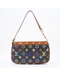 Louis Vuitton - Pochette Accessoires / Multicolour Coated Canvas Shoulder Bag - Lyst