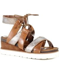 Diba True - Gitty Yup Sandals Luggage Ankle Strap Platform Zap757 - Lyst