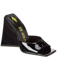 The Attico - Devon Patent Sandal - Lyst
