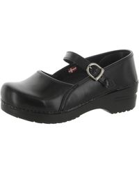 Sanita - Clare Leather Mary Jane Clogs - Lyst