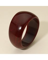 Fashnzfab - Bold Wide Celluloid Acetate Bangle Bracelet - Lyst