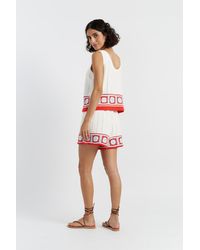 Chinti & Parker - Terracotta Cotton Hand Crochet Shorts - Lyst