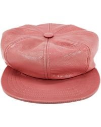 Madison Maison - Patent Leather Motorcycle Hat - Lyst