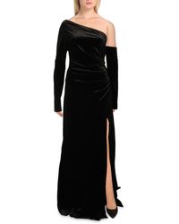 Donna Karan - Asymmetric Long Evening Dress - Lyst